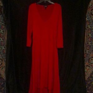 Red Skater Dress